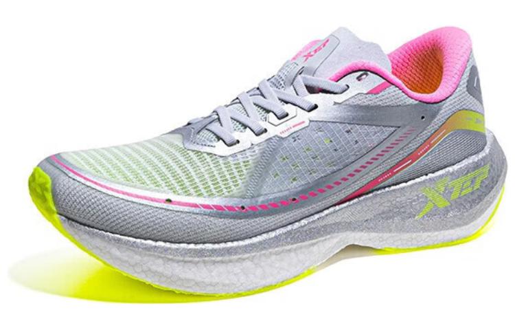 XTEP 260 1.0 Cushioning Abrasion Resistant Lightweight Low top Running Shoes Women’s Gray Silver