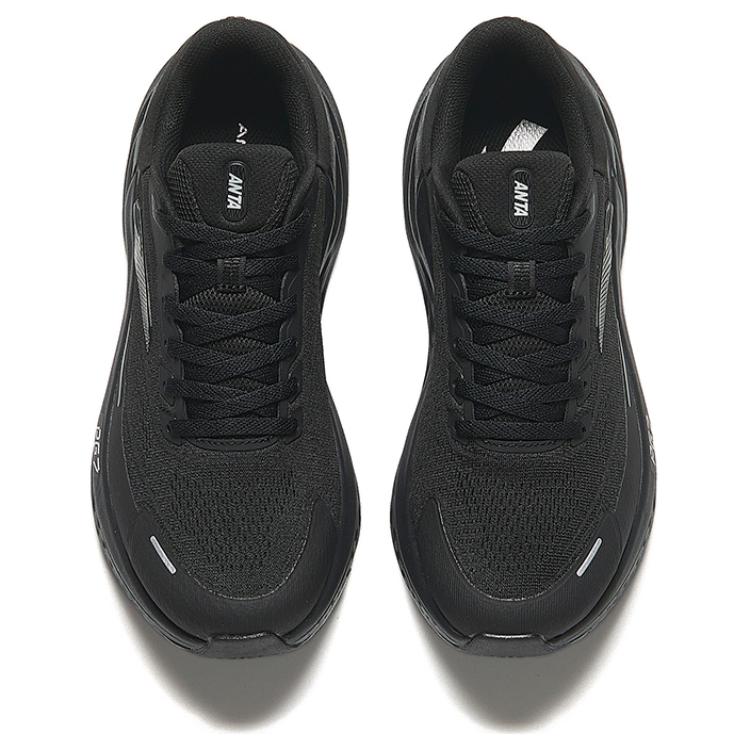 Anta Slip Resistant Abrasion Resistant Low top Running Shoes Women’s Basic Black
