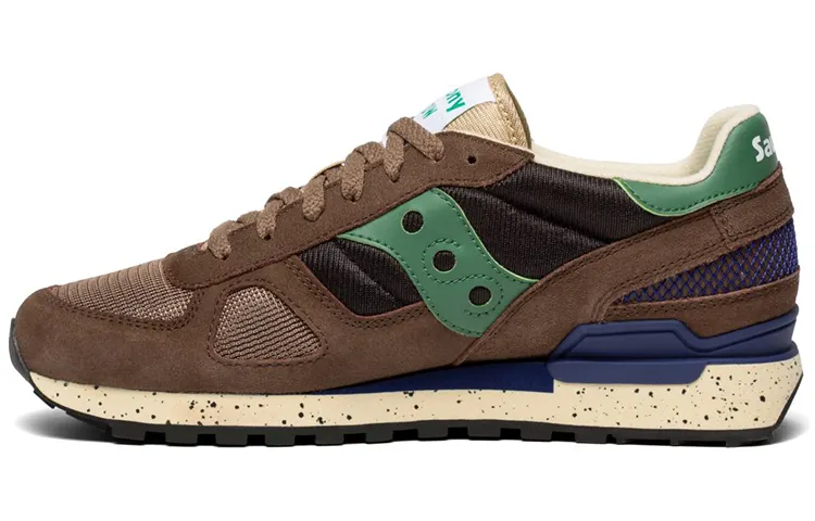 Saucony Shadow Original Vintage Low top Running Shoes Men's Brown Green
