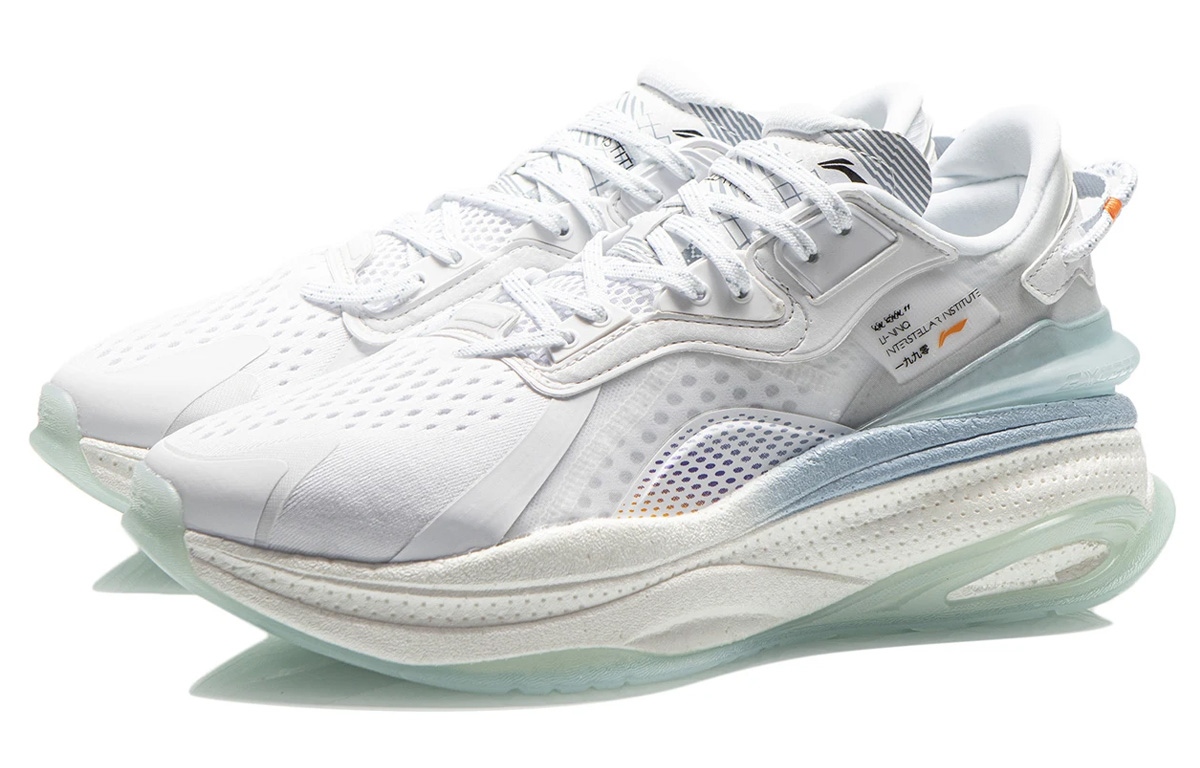 Li Ning Exceed 5 Cushioning Breathable Lightweight Abrasion Resistant Slip Resistant Low top Running Shoes Men’s White
