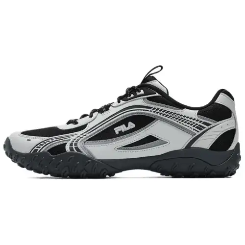 FILA Pebble Abrasion Resistant Low top Casual City Commuting Running Shoes Men's Gray