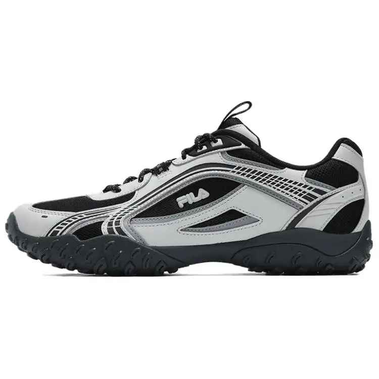 FILA Pebble Abrasion Resistant Low top Casual City Commuting Running Shoes Men's Gray