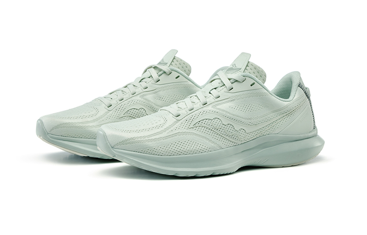 Saucony Kinvara ForHer Cushioned Anti-Slip And Wear-Resistant Lightweight Low-Top Sprint Running Shoes Women’s Green