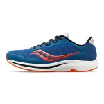 Saucony Freedom 4 Fabric Cushioning Slip Resistant Abrasion Resistant Low top Running Shoes Men's Dark Blue