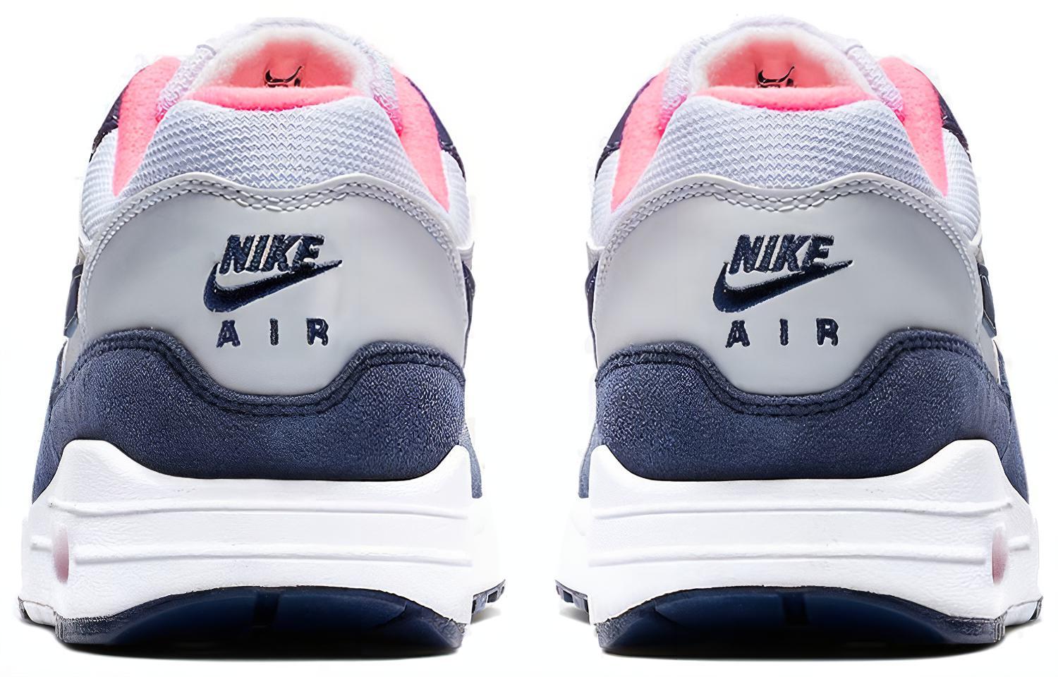 Женские кроссовки Nike Air Max 1 (бело-сине-розовый) — фото 4