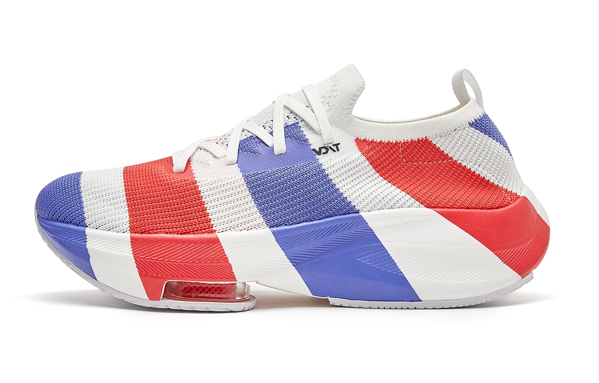 VOIT Running Shoes Unisex Low Top White/Blue/Red