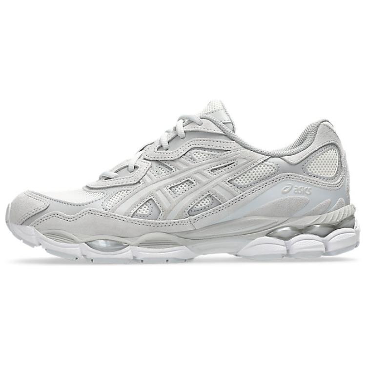 Asics GEL NYC Low top Casual Running Shoes Unisex Gray White