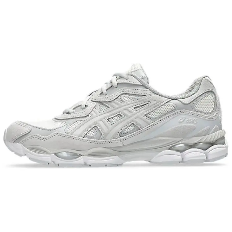 ASICS GEL NYC Breathable Low top Casual Running Shoes Unisex Gray White