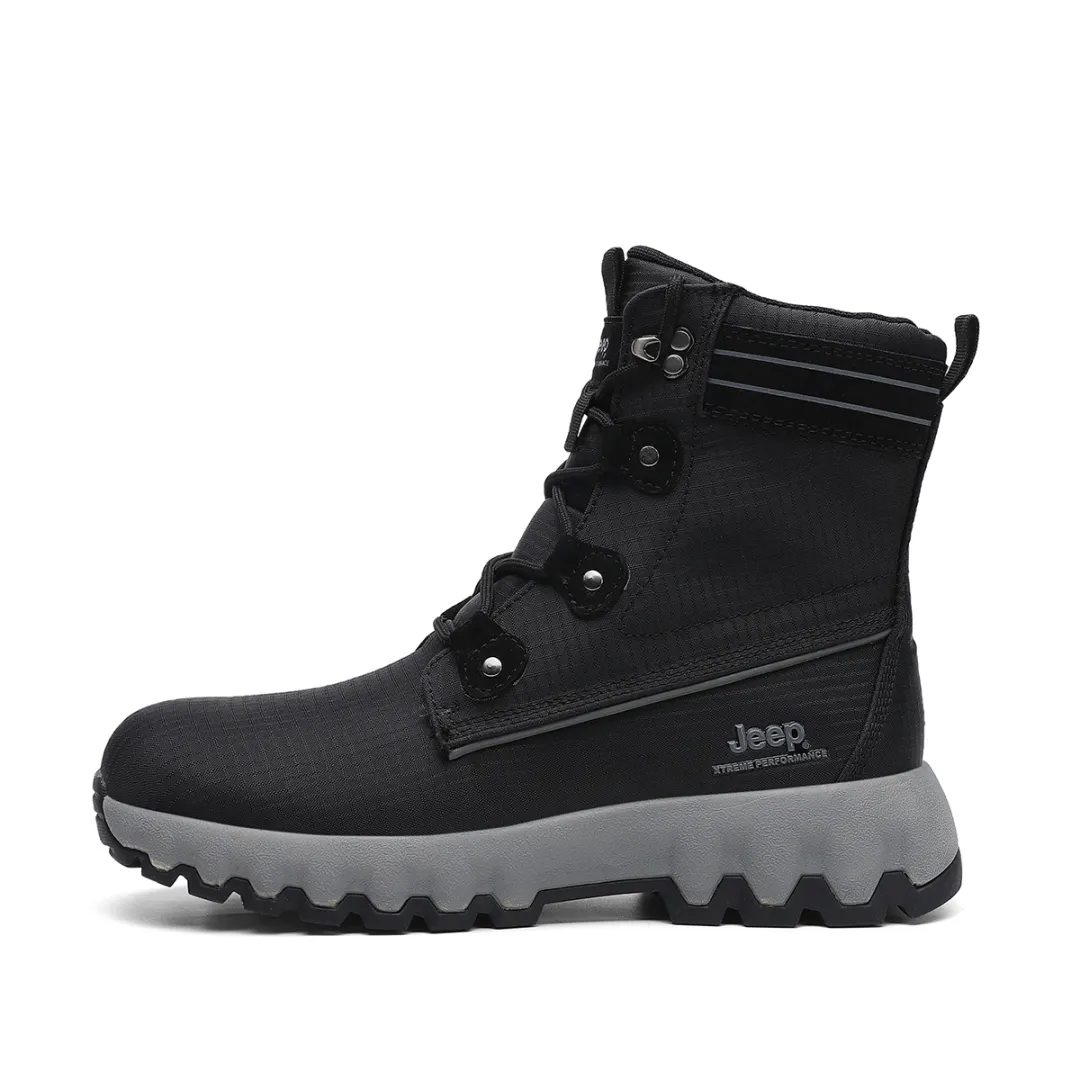Jeep Crew Outdoor Boots Men's Black