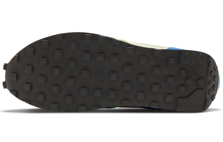 Кроссовки Nike Daybreak Type (хаки с зеленым, красным и синим) — Хаки / зелёный / красный / синий — фото 6