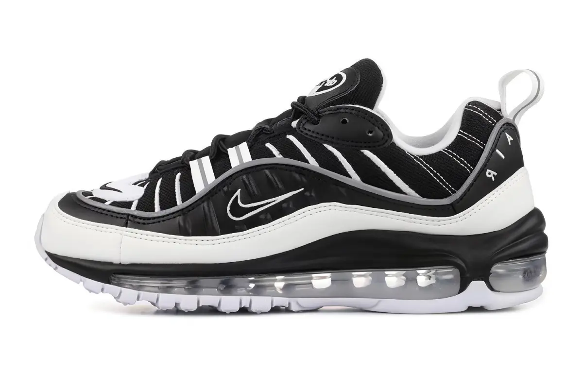 Nike Air Max 98 GS 'Black Silver'