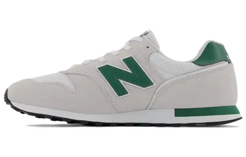 New Balance 373 White Team Forest Green