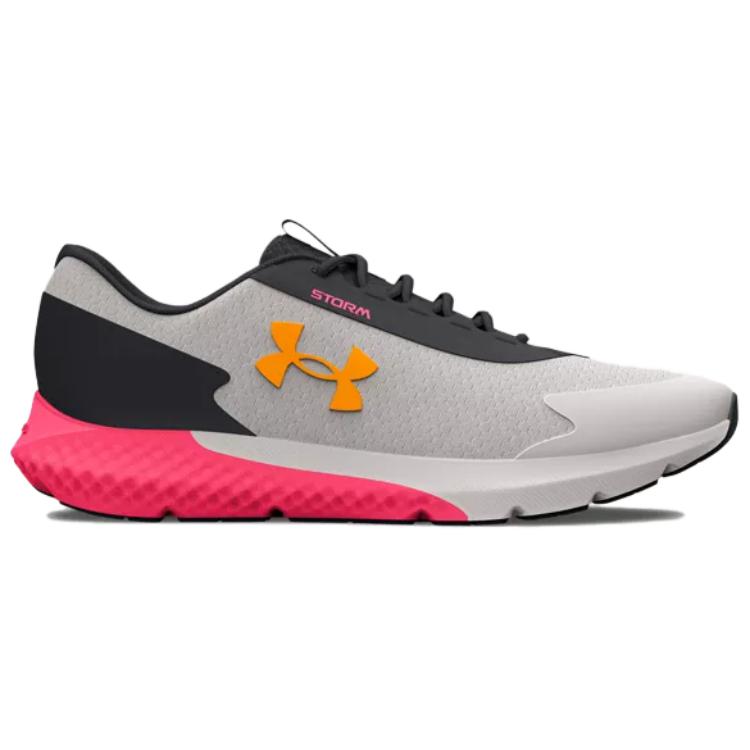 Under Armour Charged Rogue 3 Abrasion Resistant Abrasion Resistant Low top Running Shoes Women’s Gray Black Pink