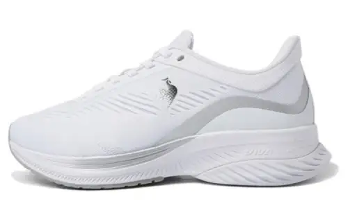 Le Coq Sportif Cushioning Slip Resistant Abrasion Resistant Low top Running Shoes Unisex White Gray