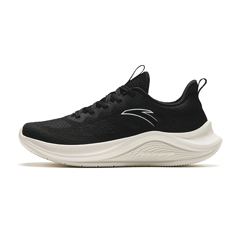 Anta Versatile Cushioning Abrasion Resistant Breathable Lightweight Low top Running Shoes Women’s Black