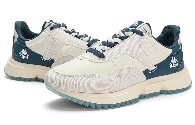 Kappa Running Shoes Unisex White Gray Blue