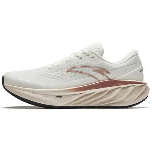 Anta Cloud Path Slip Resistant Abrasion Resistant Low top Casual Running Shoes Women's White Brown