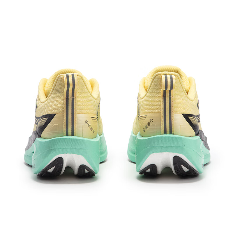 361° Flame 2ET Slip Resistant Abrasion Resistant Low top Training Racing Running Shoes Unisex Gold Green Black