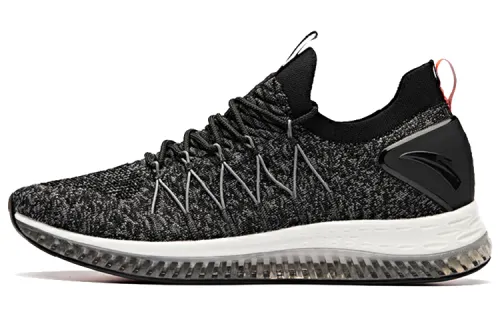 Anta Breathable And Lightweight Low top Running Shoes Men's Black