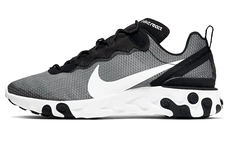 Nike React Element 55 Se Black White
