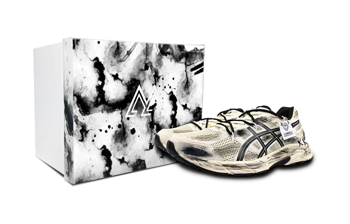 Asics Gel Contend 4 Abrasion Resistant Low top Running Shoes Men’s Beige Brown Black