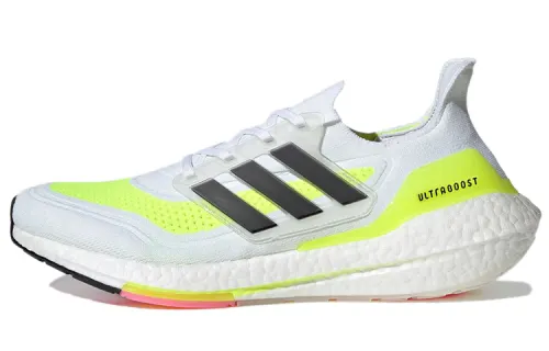 UltraBoost 21 Adidas 'White Solar Yellow'