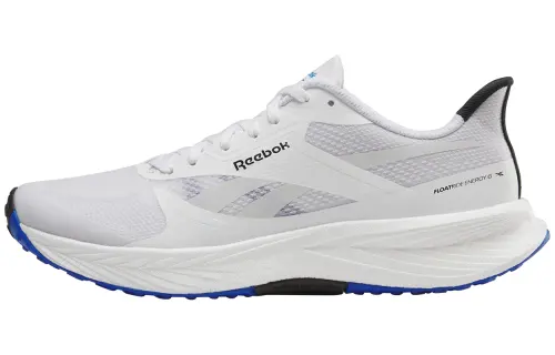 Reebok Abrasion Resistant Abrasion Resistant Low top Casual Running Shoes Men's White Gray Blue