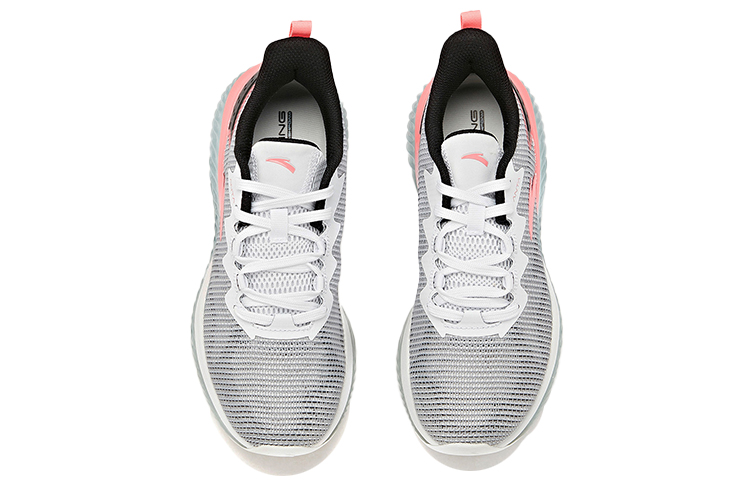 Anta Running Collection Comfortable Lightweight Low top Running Shoes Women’s Pink Black White