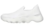 Skechers Go Walk Massage Fit Fabric Low top Casual Shoes Women's White
