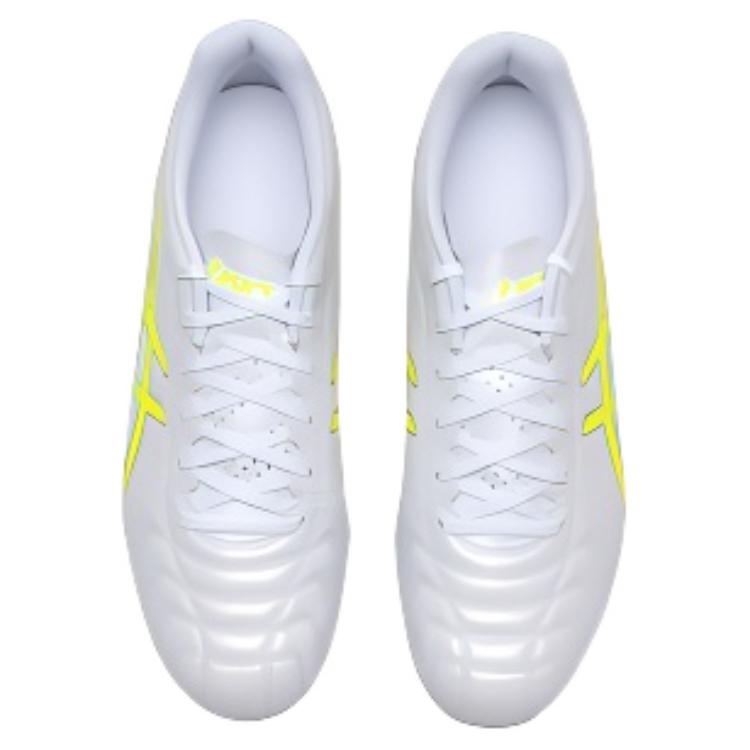 ASICS Ds Light Club AG Artificial Ground Abrasion Resistant Soccer Shoes Unisex White Green