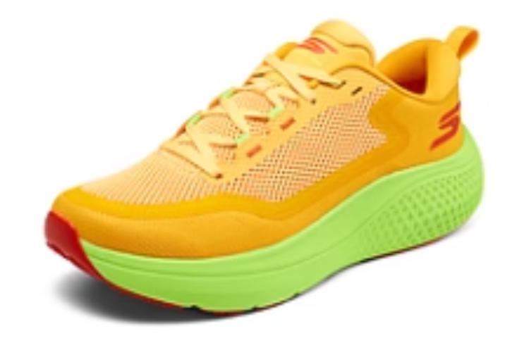 Skechers Cushioning, Wear Resistant Low top Running Shoes Men’s Orange Green