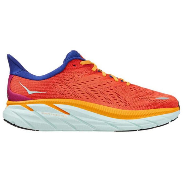 HOKA ONE ONE Clifton 8 Fiesta Orange Purple