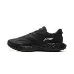 Li Ning Cloud Shield Fabric Slip Resistant Abrasion Resistant Low top Running Shoes Men's Black