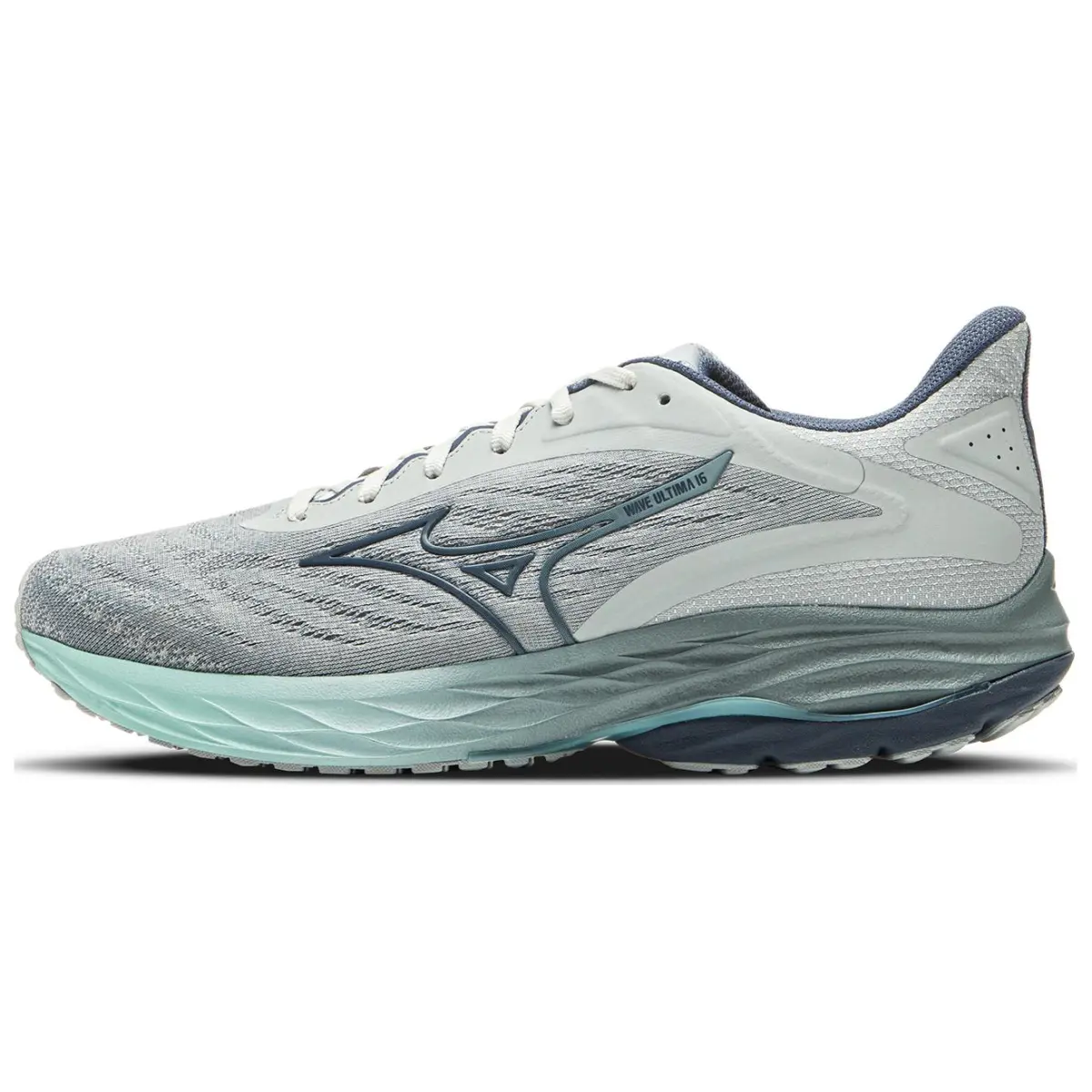 Mizuno Slip Resistant Abrasion Resistant Low top Running Shoes Unisex Light Gray