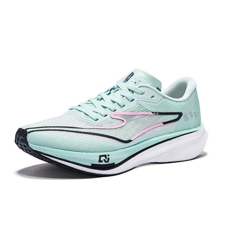 Erke Polar Wind 3.0 PU, Textile Cushioning Breathable Rebound Low top Training Running Shoes Women’s Blue Pink