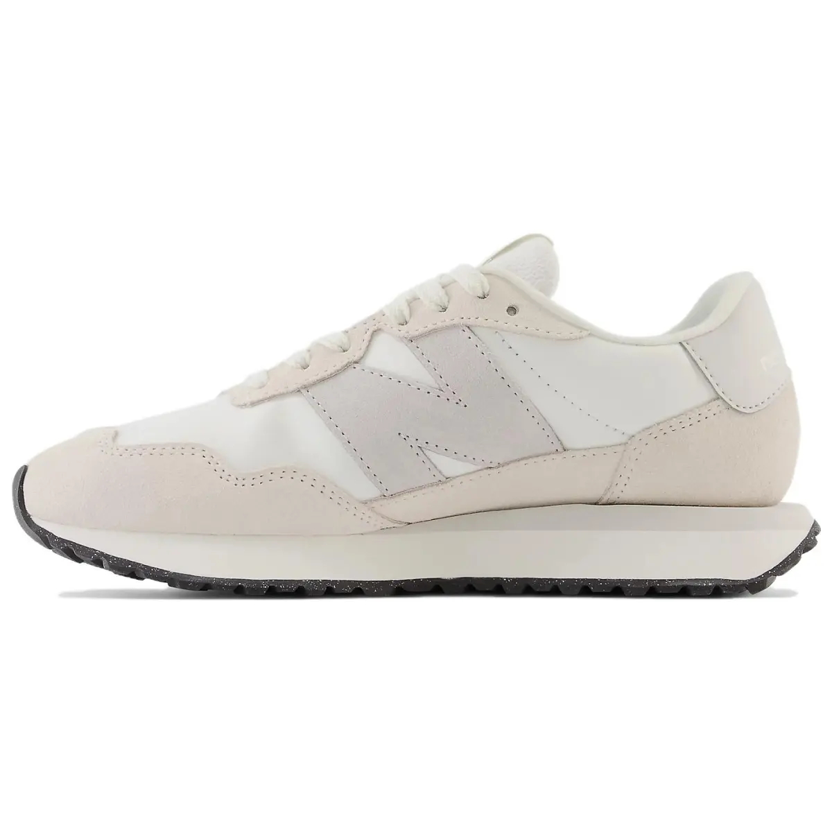 New Balance NB 237 Comfortable Synthetic Leather Low top Running Shoes Women's Light Gray