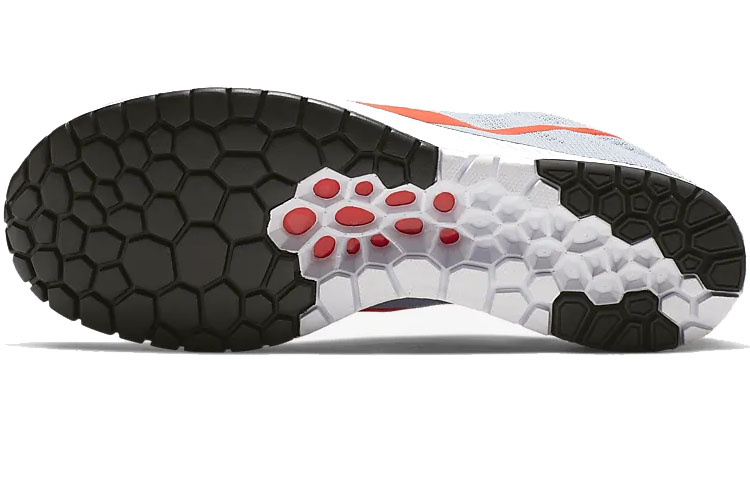 Кроссовки Nike Zoom Streak 7 (серо-красные) — фото 4