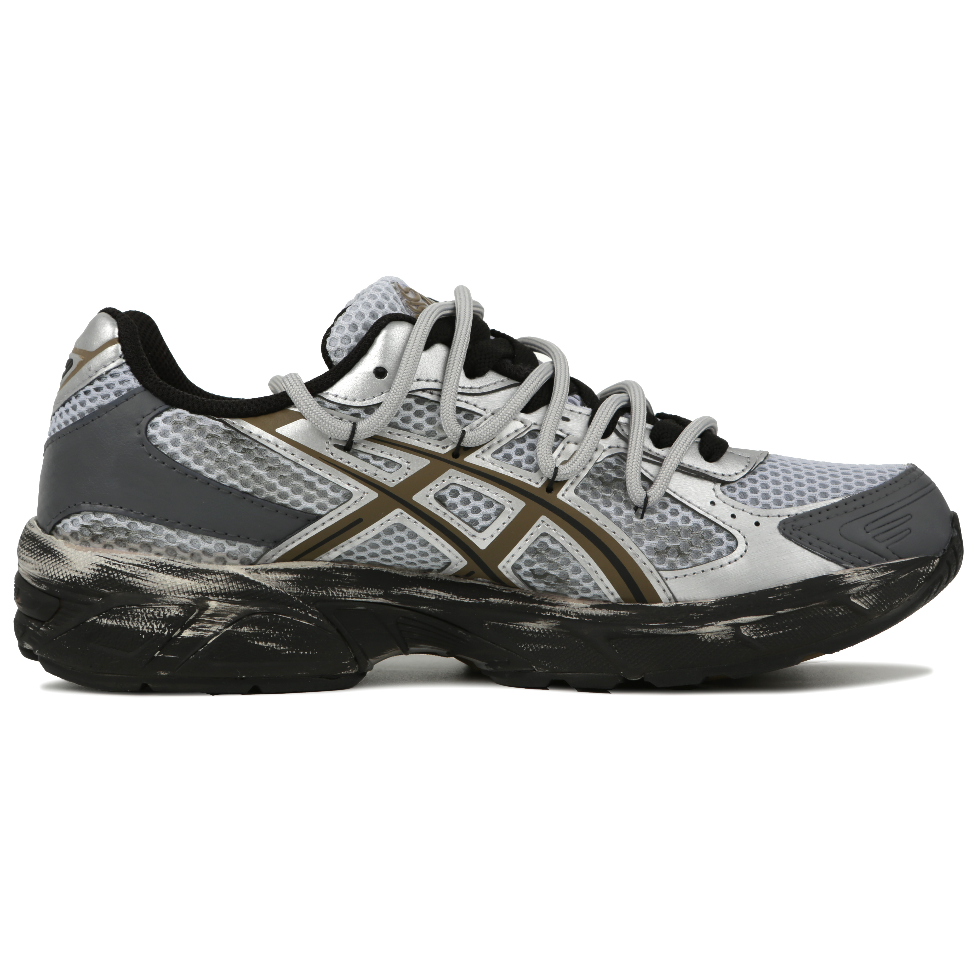 Asics Gel 1130 Cushioning, Wear Resistant Low top Running Shoes Unisex Silver Black