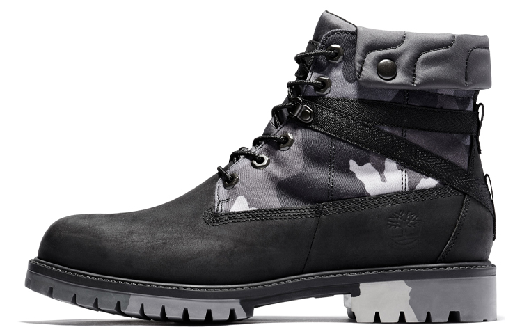Timberland Heritage EK+ 6 Inch Waterproof Wide Fit Boot 'Grey Camouflage'