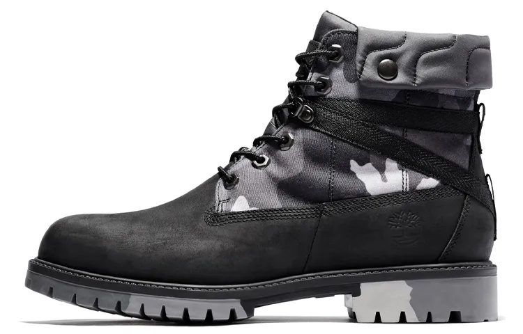 Timberland Heritage EK+ 6 Inch Waterproof Wide Fit Boot 'Grey Camouflage'