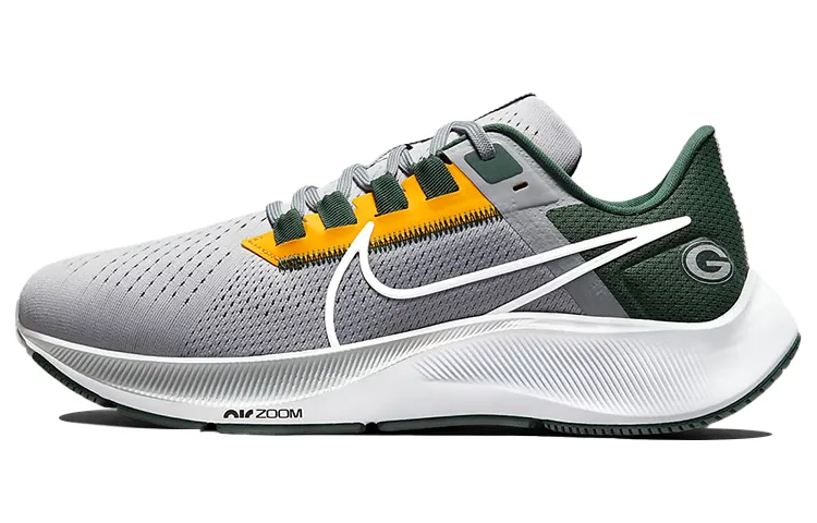 Nike Air Zoom Pegasus 38 Green Bay Packers Grey