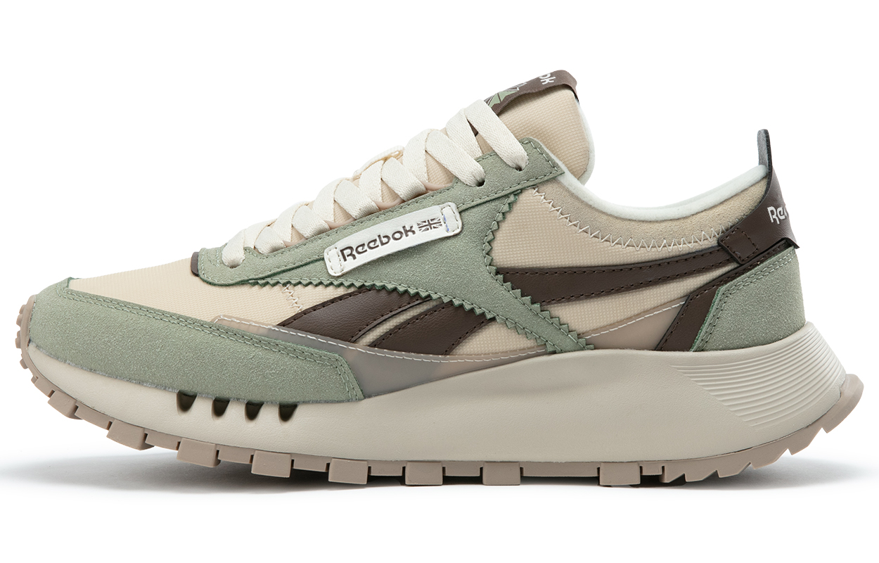Reebok CL LEGACY W+ Low top Running Shoes Unisex Beige Green