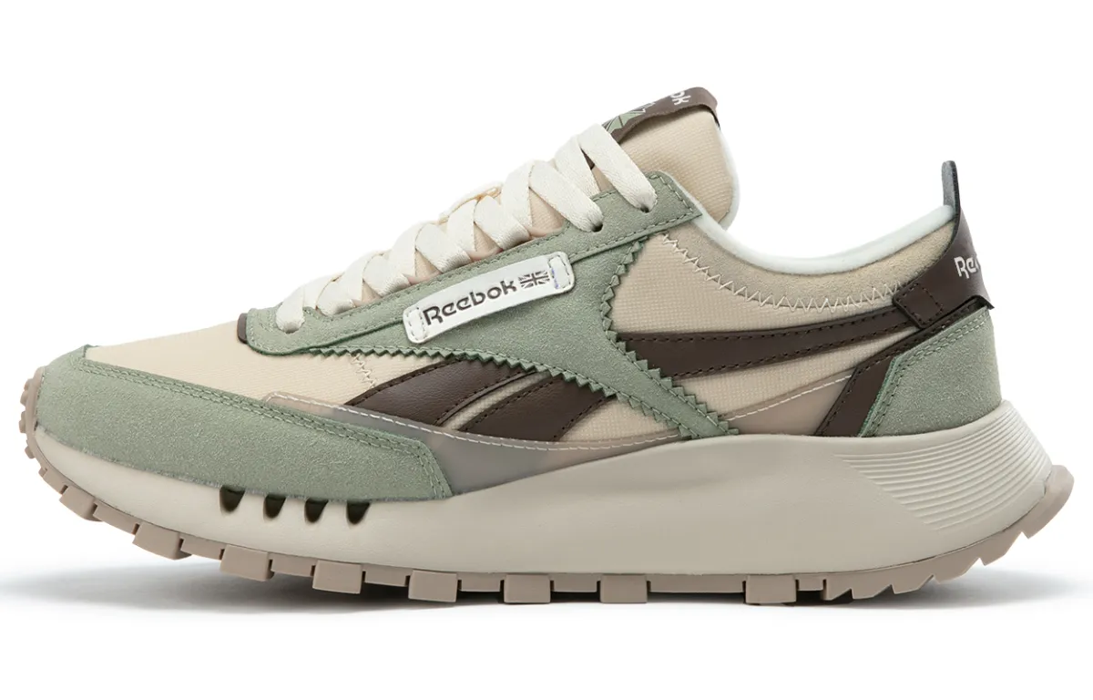 Reebok CL LEGACY W+ Low top Running Shoes Unisex Beige Green