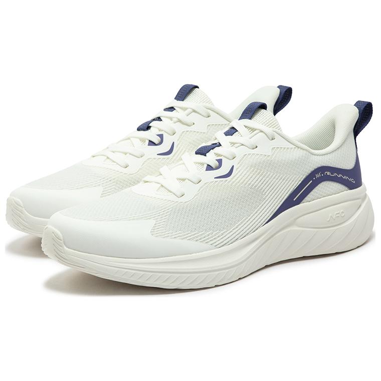 361° Cushioning Slip Resistant Abrasion Resistant Low top Casual Running Shoes Men’s White Blue