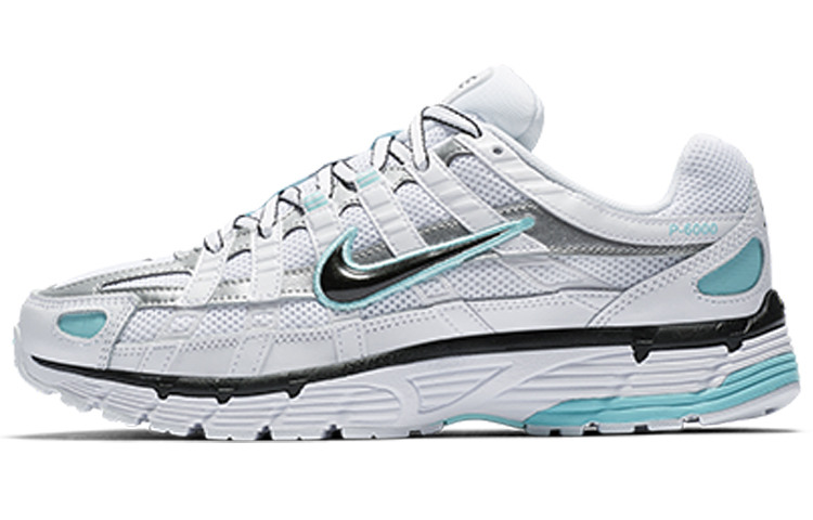 Nike P-6000 Retro Lightweight shock-absorbing and anti-slip balance Low top Casual running shoes Women's blue