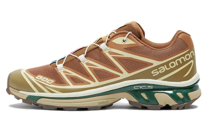 SALOMON XT 6 Low top Casual Trail Running Training City Commuting Running Shoes Men's Rubber