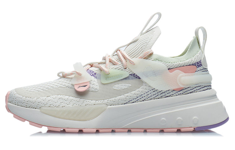Li Ning Dimensity Bead Joyful Overflow Slip Resistant, Abrasion Resistant, Lightweight Low top Running Shoes Women’s