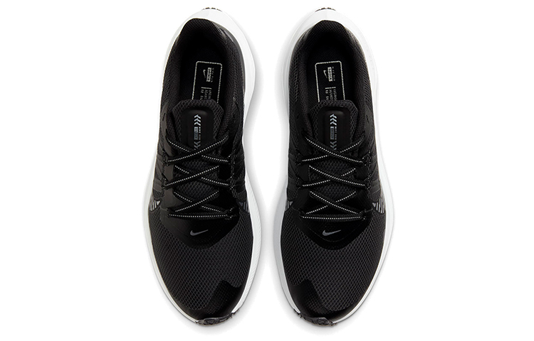 Женские кроссовки Nike Zoom Winflo 7 Shield (черно-белые) — Чёрный / белый — фото 4