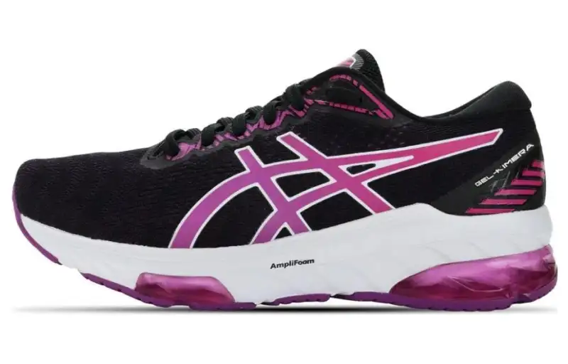 Asics Gel Kimera Fabric Low top Running Shoes Women's Black Purple