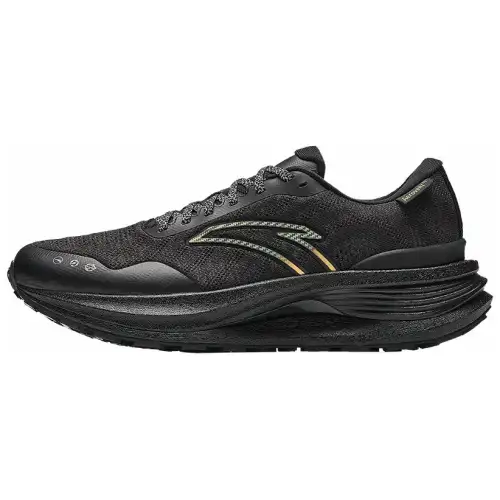 Anta Champion 3PRO Fabric Slip Resistant Abrasion Resistant Low top Running Shoes Men's Black